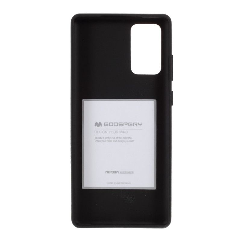 Hoesje Samsung Galaxy Note 20 Wit Zwart Mat Kwik