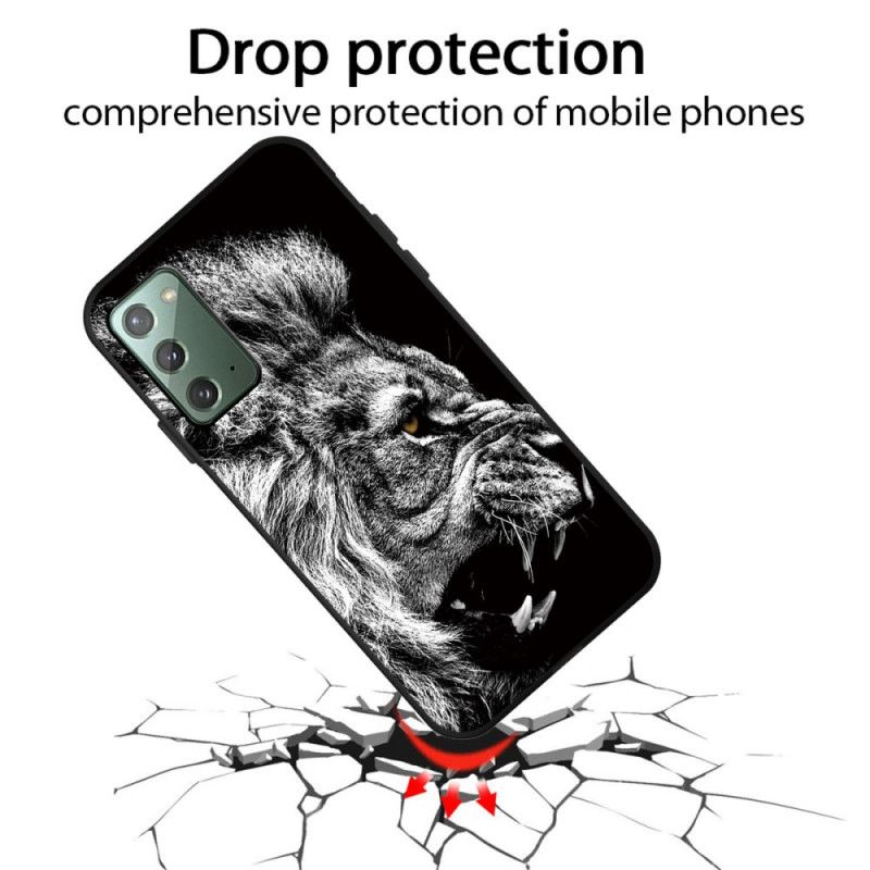 Hoesje Samsung Galaxy Note 20 Woeste Leeuw