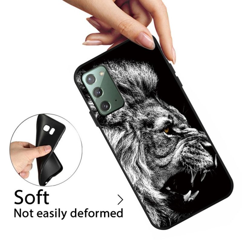 Hoesje Samsung Galaxy Note 20 Woeste Leeuw
