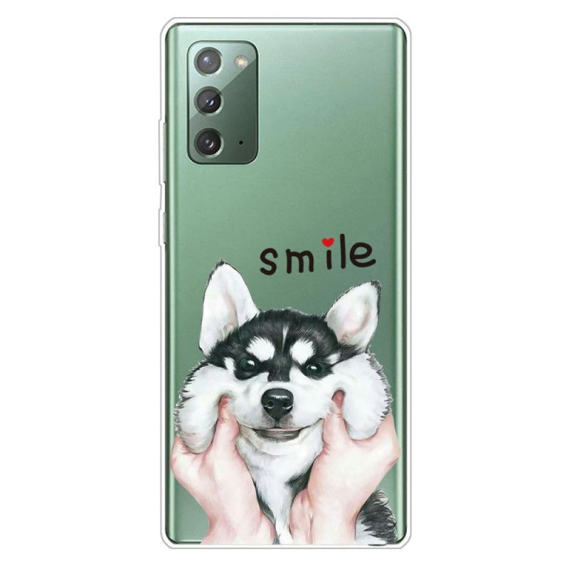 Hoesje voor Samsung Galaxy Note 20 Glimlach Hond