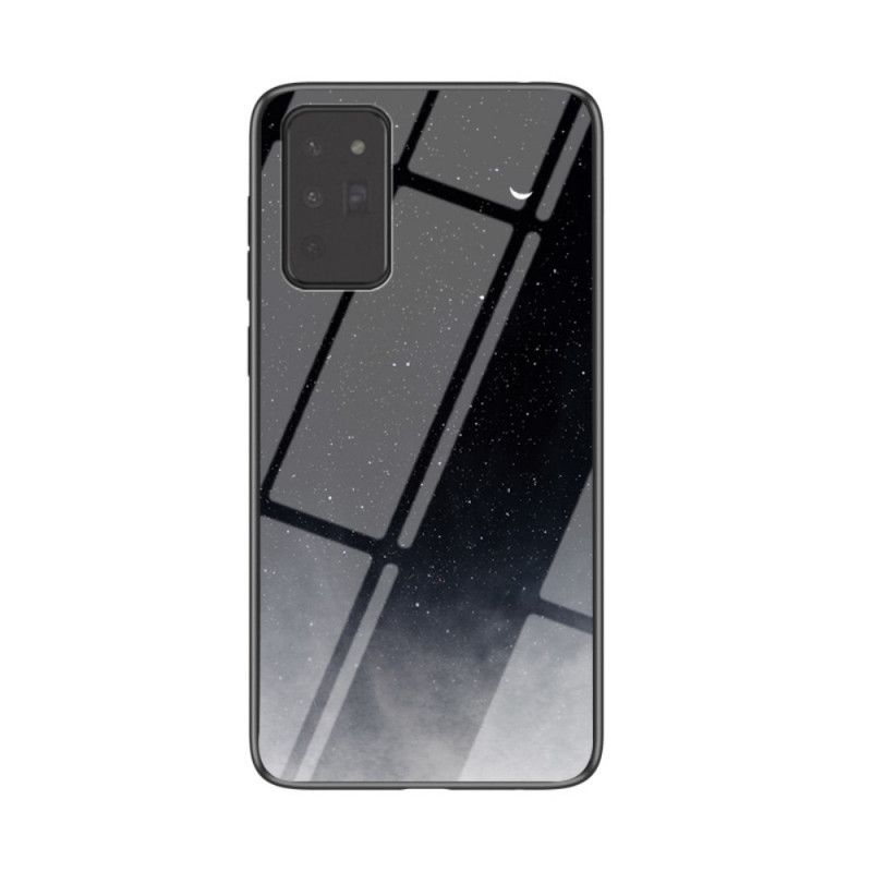 Hoesje voor Samsung Galaxy Note 20 Grijs Zwart Schoonheid Gehard Glas