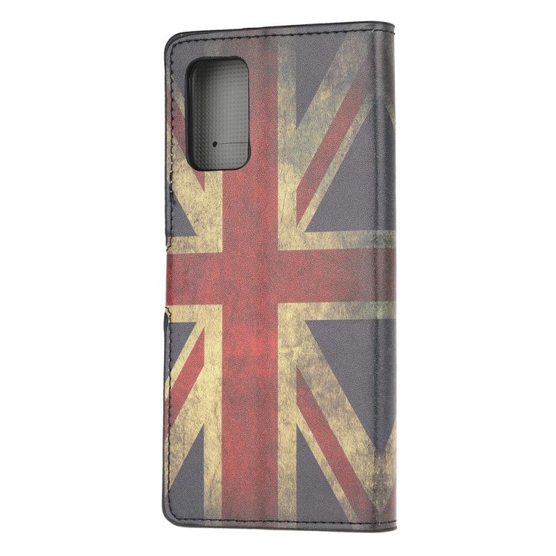 Leren Hoesje Samsung Galaxy Note 20 Engelse Vlag