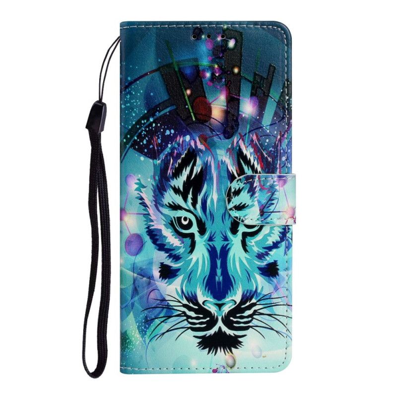 Leren Hoesje Samsung Galaxy Note 20 Koning Tijger