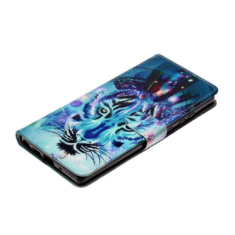 Leren Hoesje Samsung Galaxy Note 20 Koning Tijger