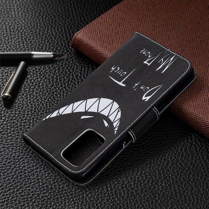 Leren Hoesje Samsung Galaxy Note 20 Telefoonhoesje Duivelse Telefoon
