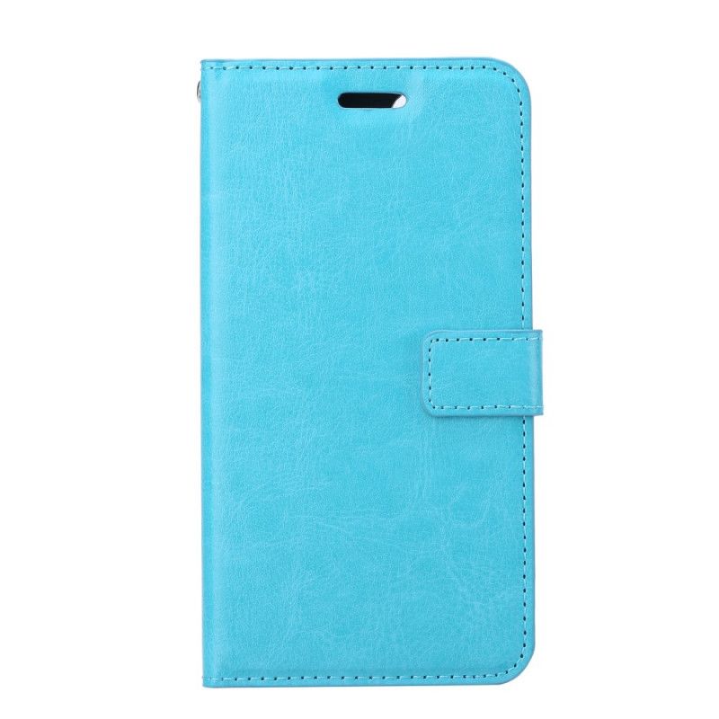 Leren Hoesje Samsung Galaxy Note 20 Wit Zwart Telefoonhoesje Glanzend Leereffect