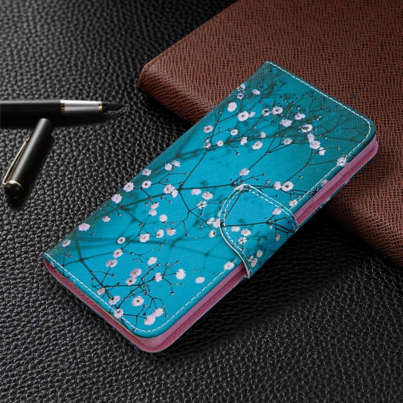 Leren Hoesje voor Samsung Galaxy Note 20 Bloeiende Boom