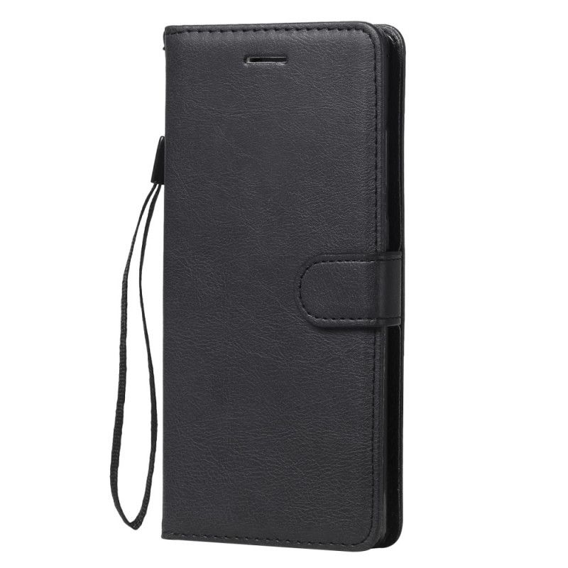 Leren Hoesje voor Samsung Galaxy Note 20 Rood Zwart Standaard Kunstleer