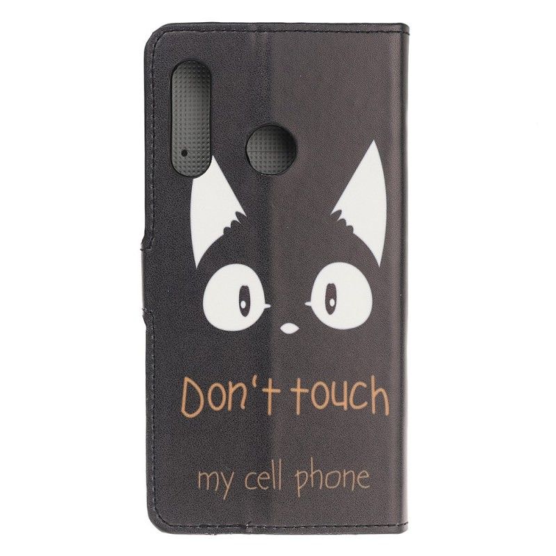 Flip Case Leren Huawei P Smart Z Raak Mijn Mobiele Telefoon Niet Aan