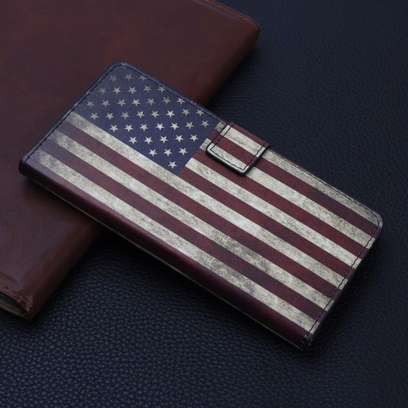 Leren Hoesje voor Huawei P Smart Z Usa Vlag