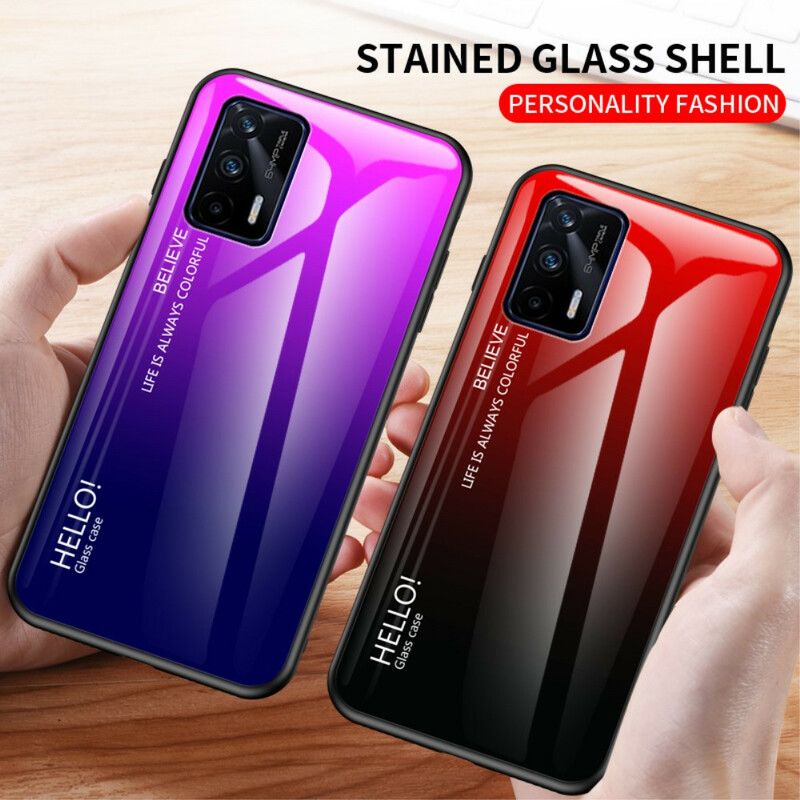 Case Hoesje Realme Gt 5g Telefoonhoesje Gehard Glas Hallo