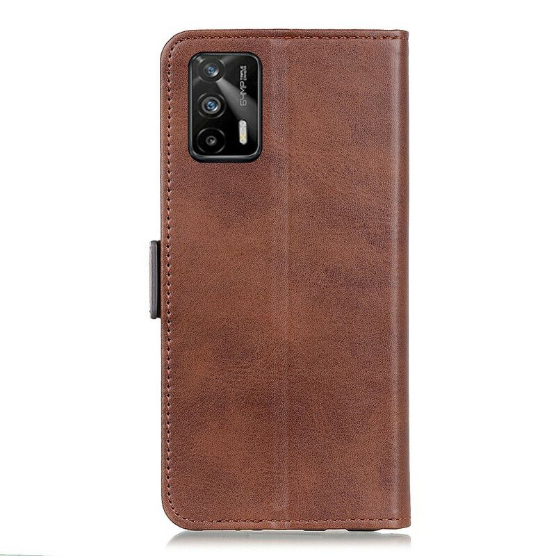 Folio-hoesje Realme Gt 5g Telefoonhoesje Dubbele Klep