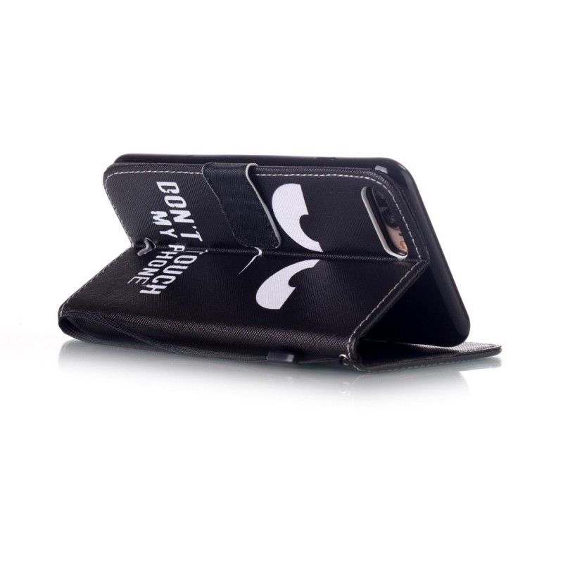 Bescherming Hoesje iPhone 7 Plus / 8 Plus Telefoonhoesje Raak Mijn Telefoon Niet Aan