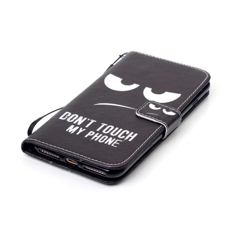 Bescherming Hoesje iPhone 7 Plus / 8 Plus Telefoonhoesje Raak Mijn Telefoon Niet Aan