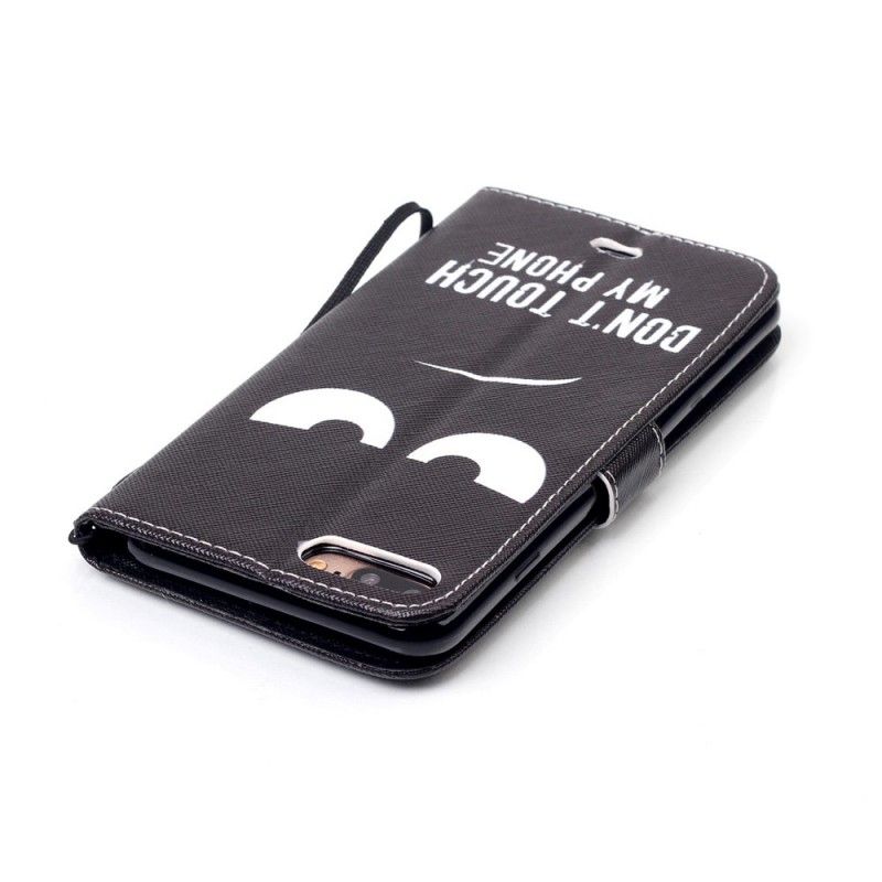Bescherming Hoesje iPhone 7 Plus / 8 Plus Telefoonhoesje Raak Mijn Telefoon Niet Aan
