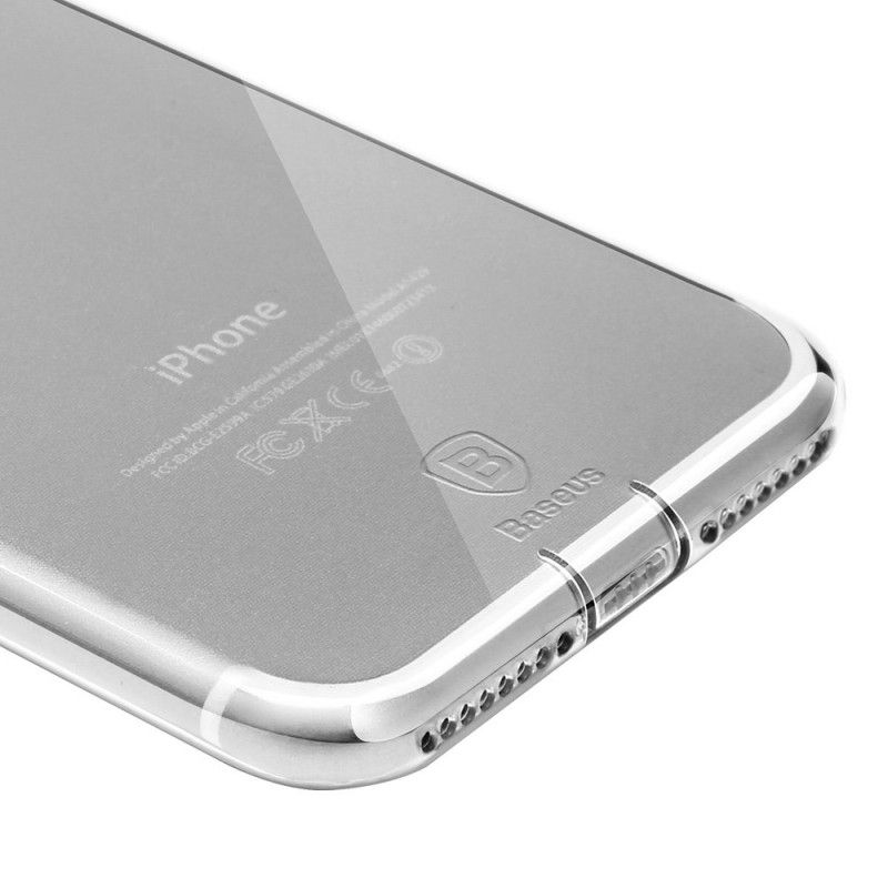 Hoesje iPhone 7 Plus / 8 Plus Transparant Baseus Eenvoudige Serie