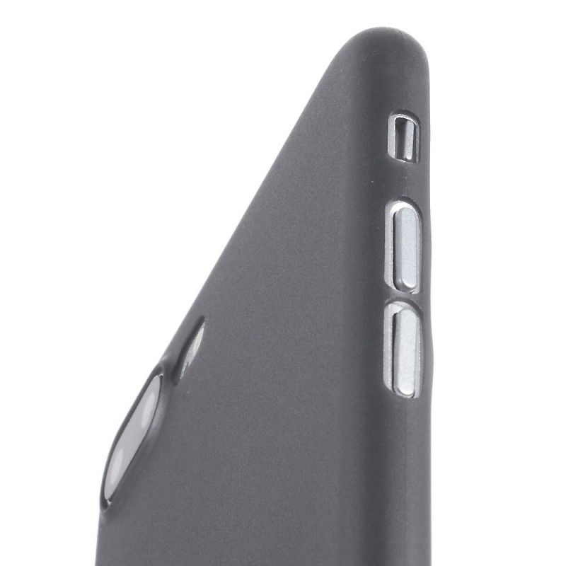 Hoesje voor iPhone 7 Plus / 8 Plus Grijs Wit Ultrafijn Mat