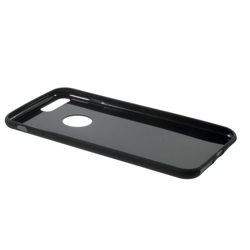 Hoesje voor iPhone 7 Plus / 8 Plus Rood Wit Superieure Siliconen