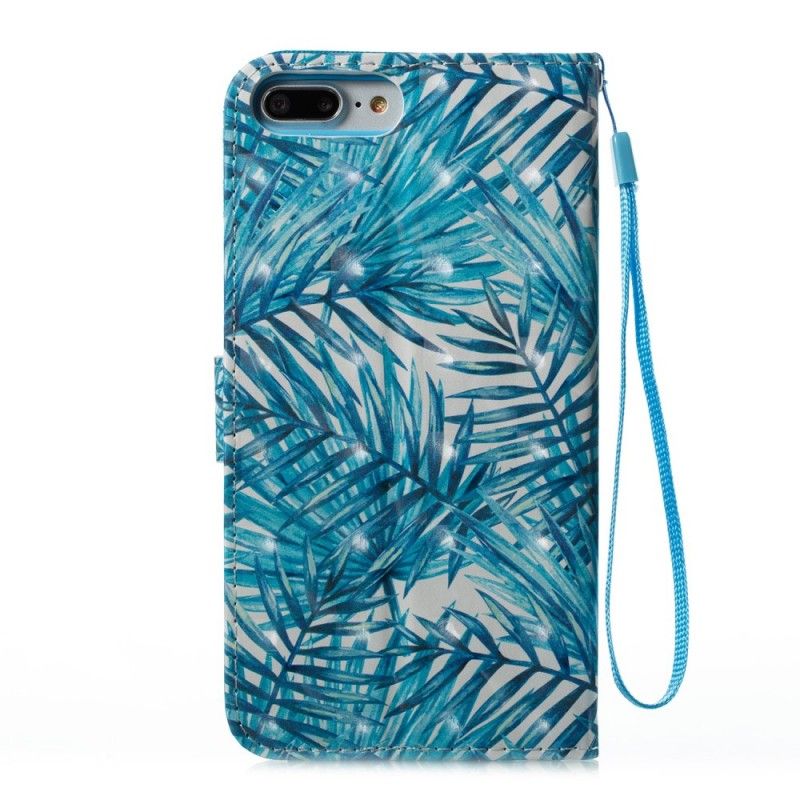 Leren Hoesje iPhone 7 Plus / 8 Plus Bladeren