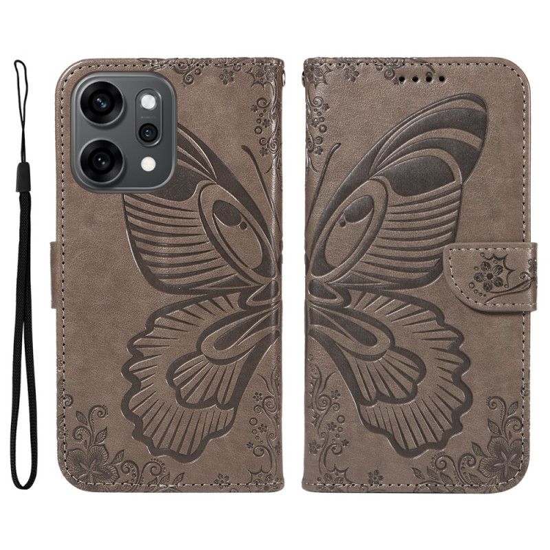 Bescherming Hoesje Oppo Reno 14 Pro 5g Grafische Vlinder