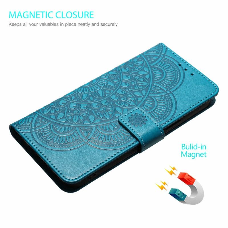 Flip Case Leren Oppo Reno 14 Pro 5g Bloemenmandala