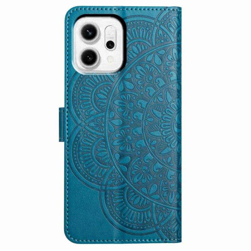 Flip Case Leren Oppo Reno 14 Pro 5g Bloemenmandala