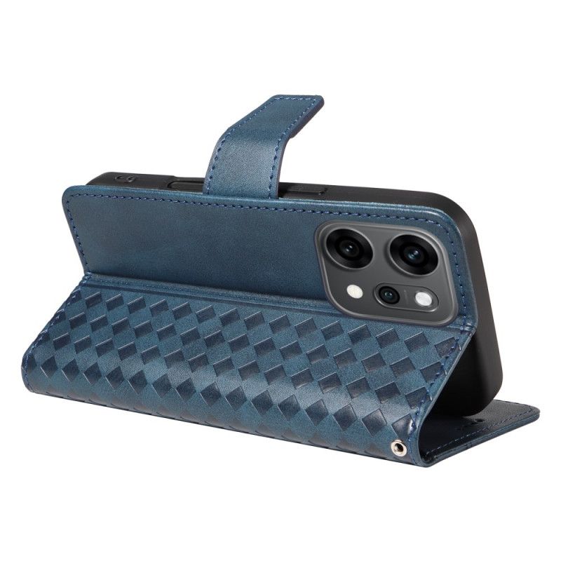 Flip Case Leren Oppo Reno 14 Pro 5g Diamantrand