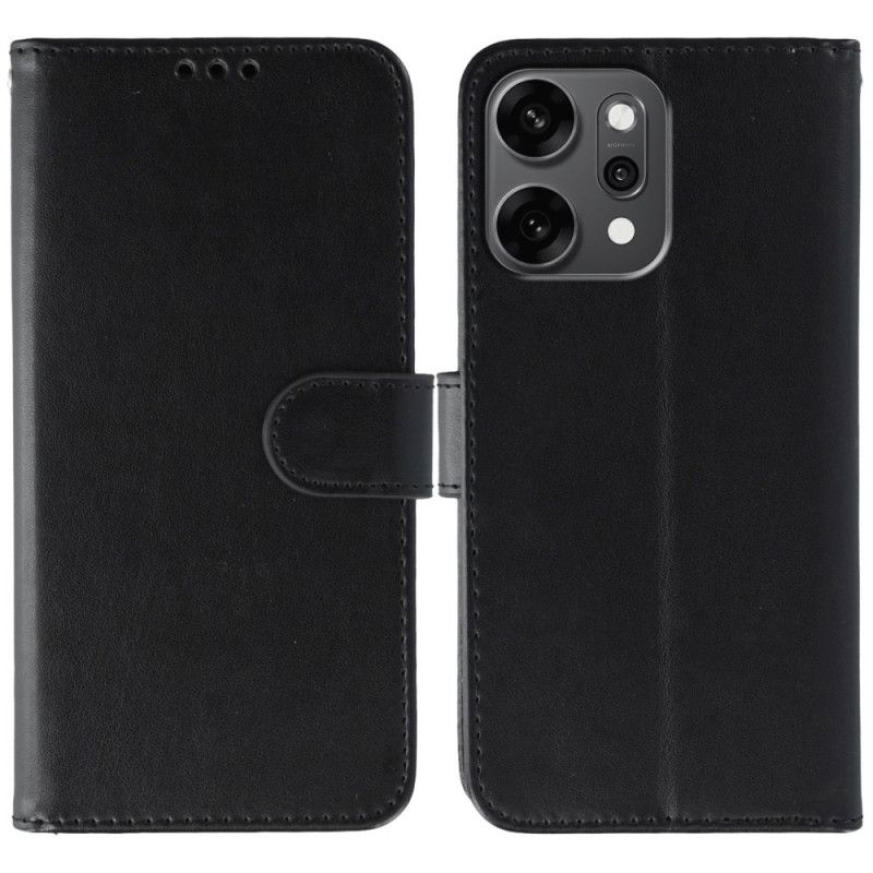 Flip Case Leren Oppo Reno 14 Pro 5g Effen