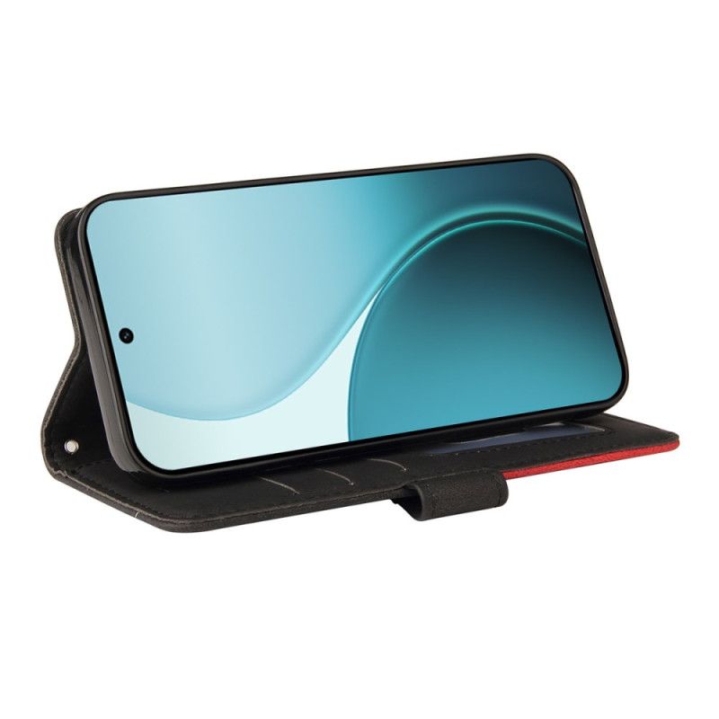 Folio-hoesje Oppo Reno 14 Pro 5g Telefoonhoesje Tweekleurig