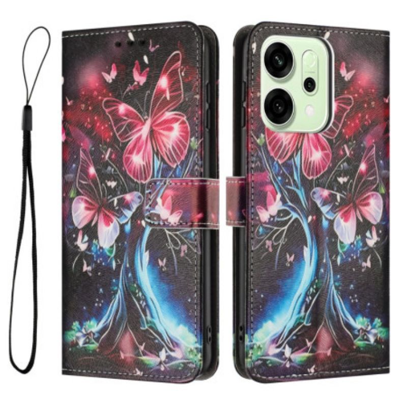 Folio-hoesje Oppo Reno 14 Pro 5g Telefoonhoesje Vlinderboom
