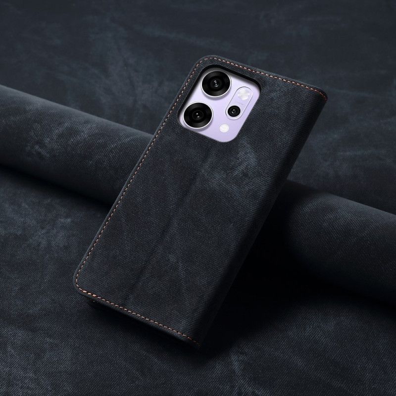 Folio-hoesje Voor Oppo Reno 14 Pro 5g Denimstof