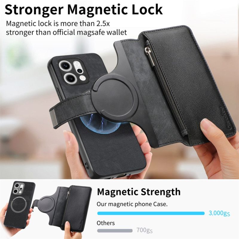 Hoesje Oppo Reno 14 Pro 5g Afneembare Magnetische Hoes Bescherming Hoesje