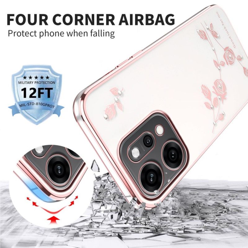 Hoesje Oppo Reno 14 Pro 5g Bloemen Kadem Bescherming Hoesje