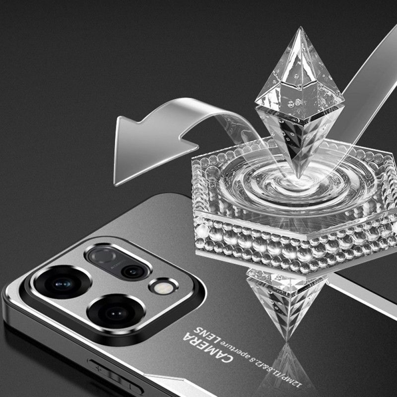 Hoesje Oppo Reno 14 Pro 5g Metaaleffect