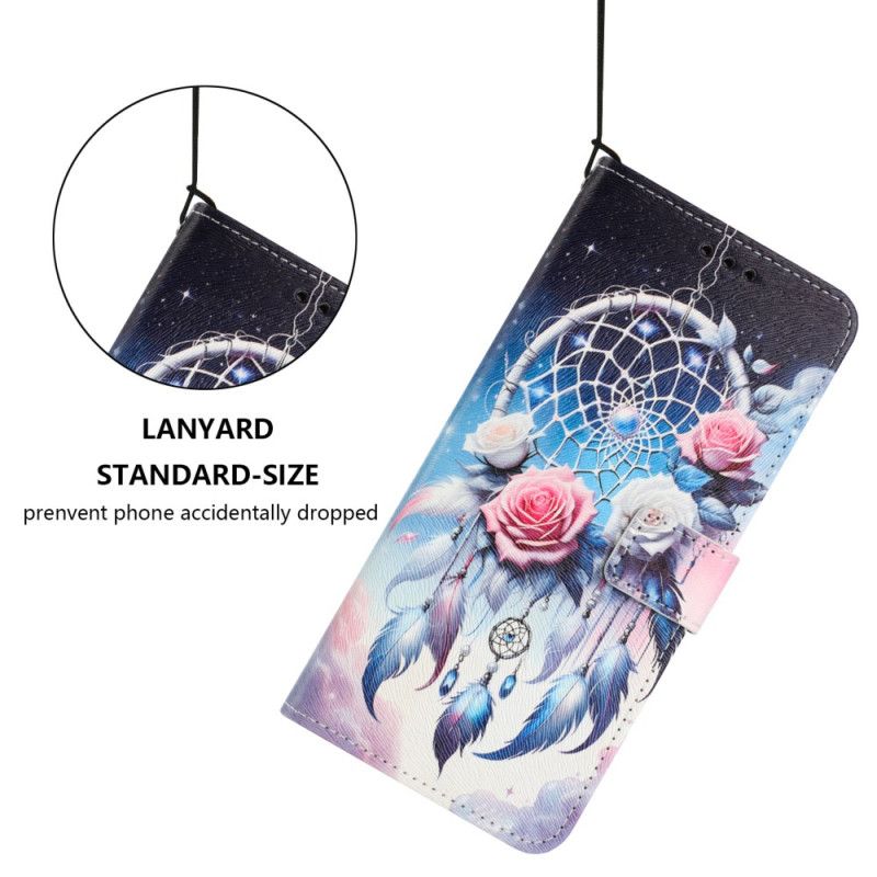 Leren Hoesje Oppo Reno 14 Pro 5g Bloemen Dromenvanger