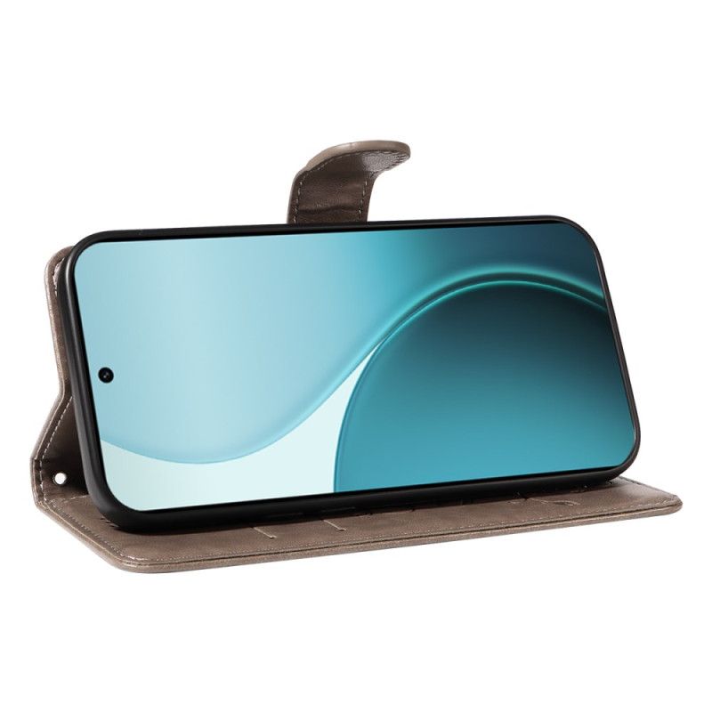 Leren Hoesje Oppo Reno 14 Pro 5g Klein Bloemen