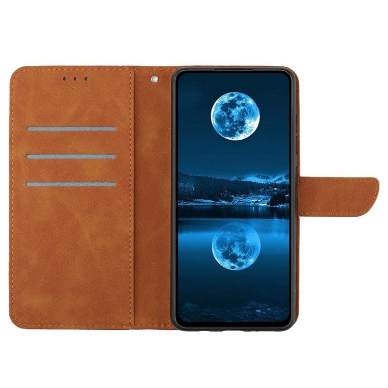 Leren Hoesje Oppo Reno 14 Pro 5g Lijnen En Strepen