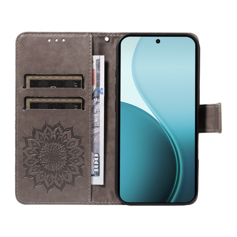Leren Hoesje Oppo Reno 14 Pro 5g Mandala Bescherming Hoesje
