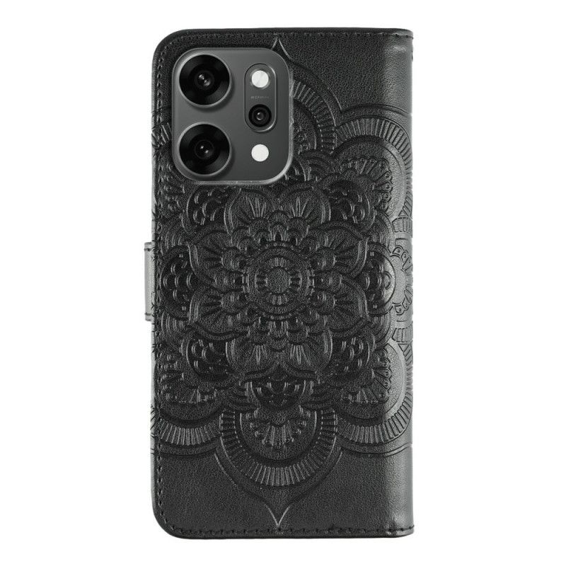 Leren Hoesje Oppo Reno 14 Pro 5g Mandala-print Bescherming Hoesje