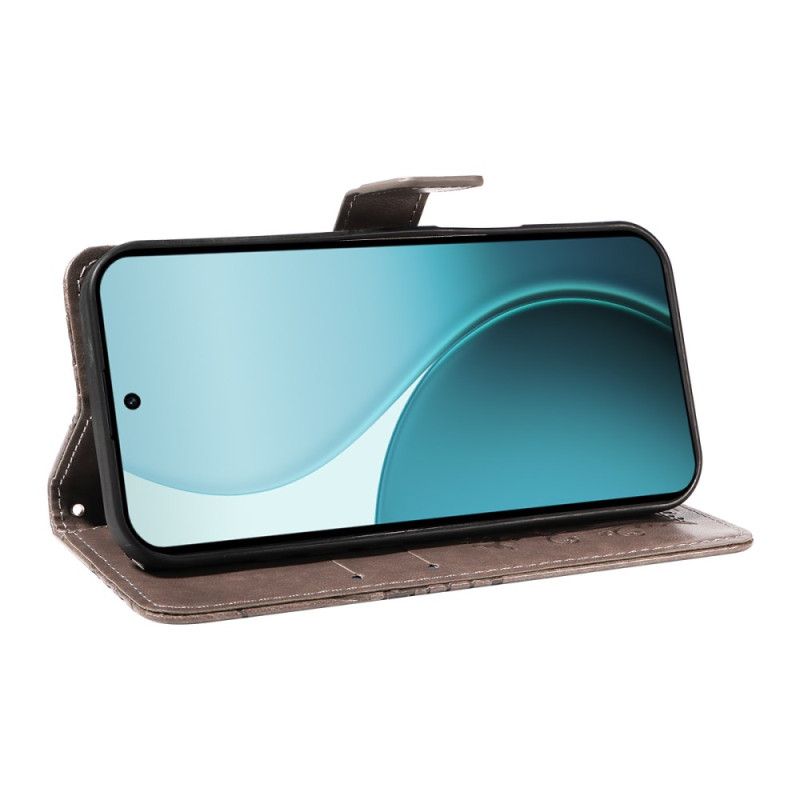 Leren Hoesje Oppo Reno 14 Pro 5g Reuzenvlinders Bescherming Hoesje