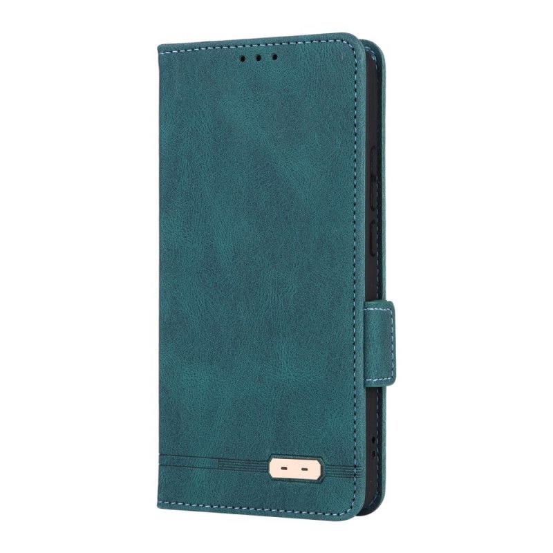 Leren Hoesje Oppo Reno 14 Pro 5g Vintage Suède-effect Bescherming Hoesje