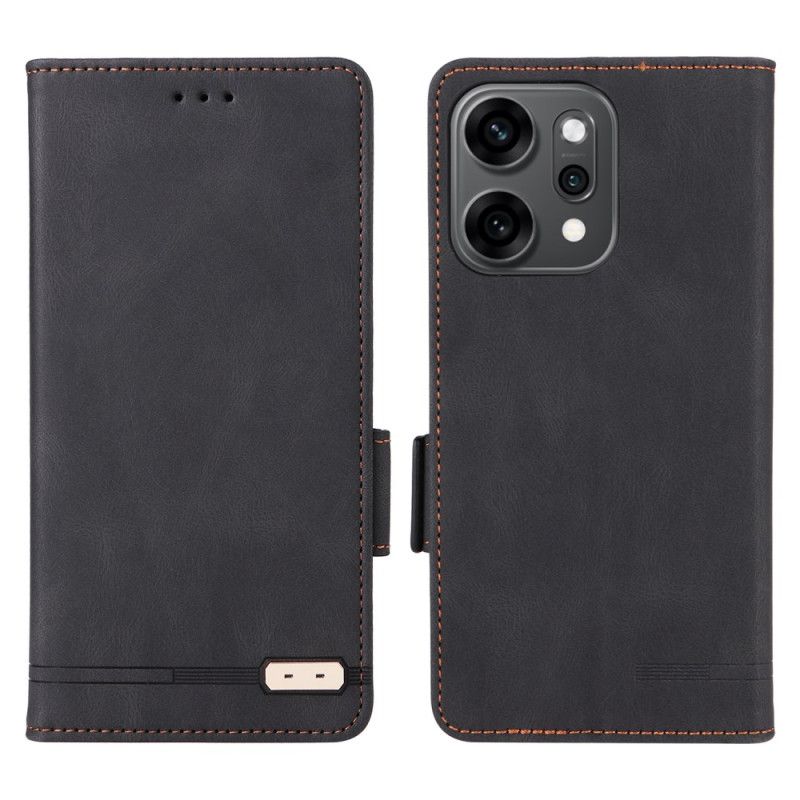 Leren Hoesje Oppo Reno 14 Pro 5g Vintage Suède-effect Bescherming Hoesje