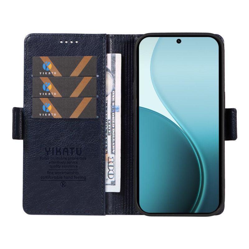 Leren Hoesje Oppo Reno 14 Pro 5g Yikatu Mat Leer-effect