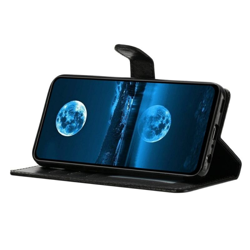 Leren Hoesje Voor Oppo Reno 14 Pro 5g Effen Leerlook