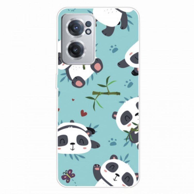 Hoesje voor OnePlus Nord CE 2 5G Panda's Slapen