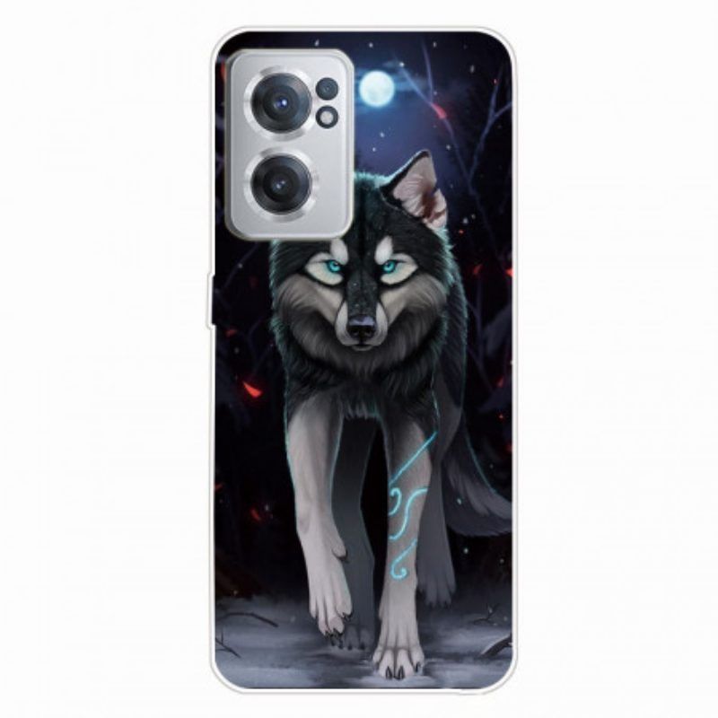 Hoesje voor OnePlus Nord CE 2 5G Roofzuchtige Wolf