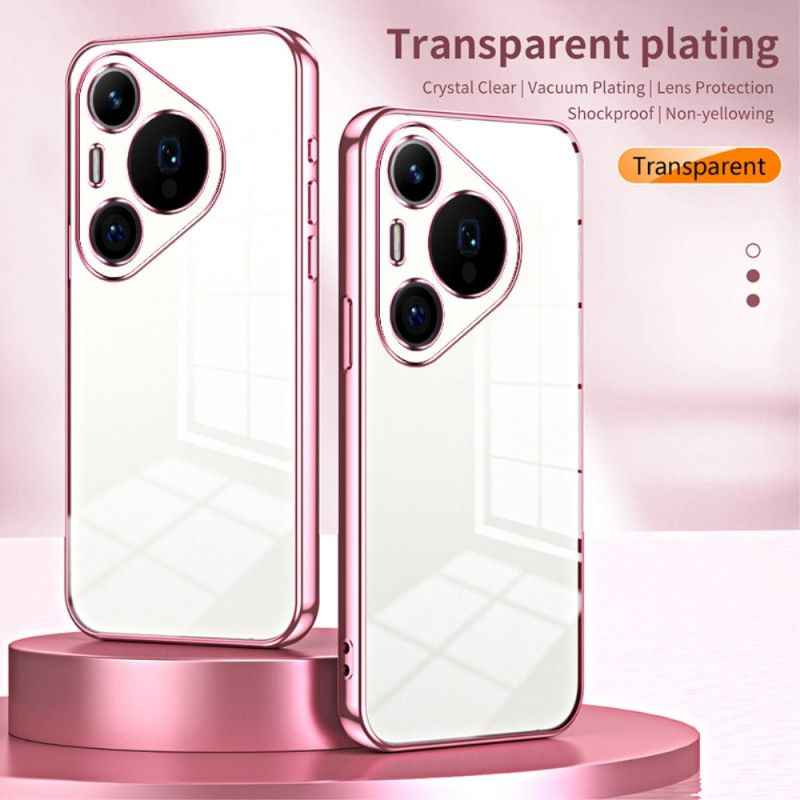 Hoesje Huawei Pura 70 Pro Metalen Stijlranden Bescherming Hoesje