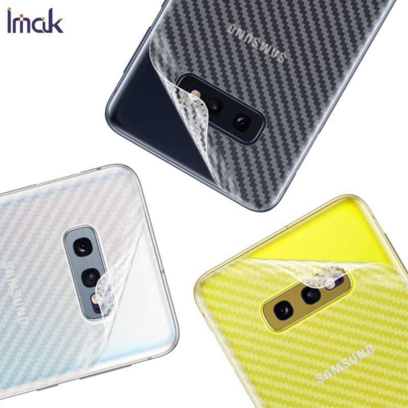 Achterbeschermfolie Samsung Galaxy S10e Carbon Imak Stijl