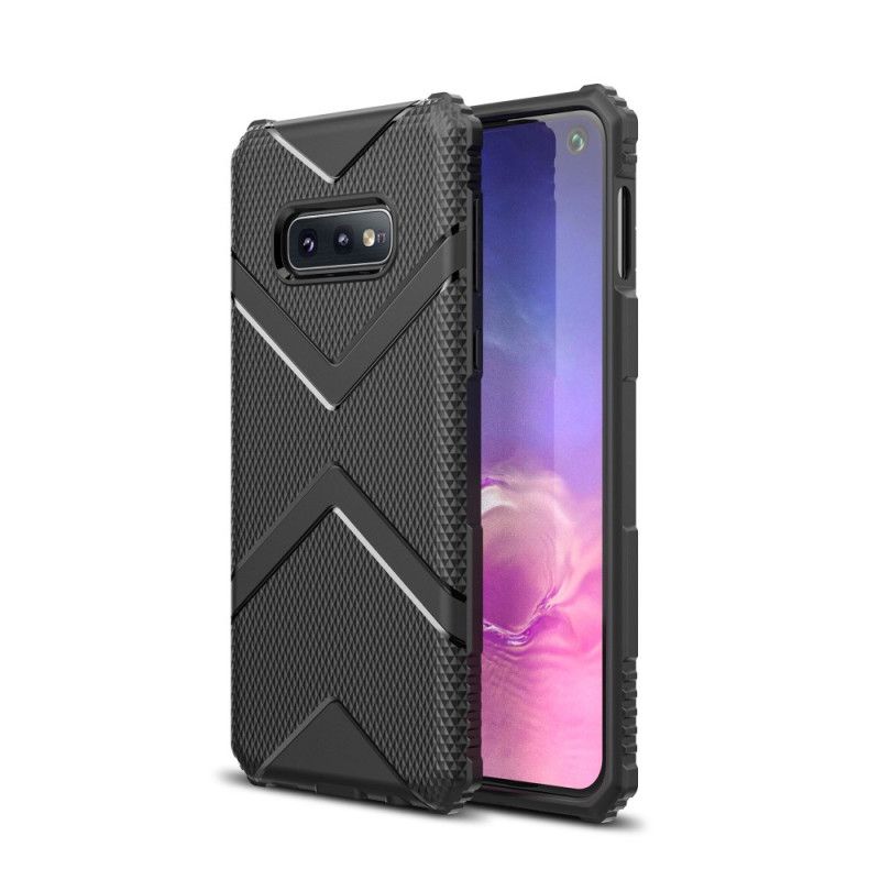 Case Hoesje Samsung Galaxy S10e Groen Zwart Telefoonhoesje Schild