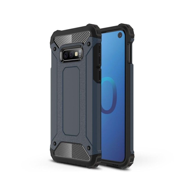 Case Hoesje Samsung Galaxy S10e Wit Zwart Telefoonhoesje Overlevende